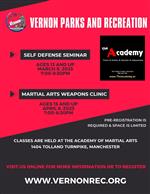 Self defense and weapons clinic