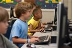 Young Students in Computer Lab